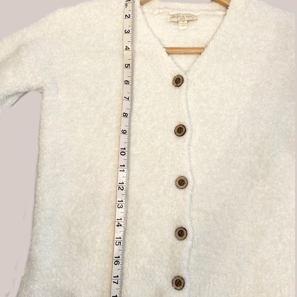 Chelsea & Violet Cream Button-Up Cardigan - Picture 9 of 10